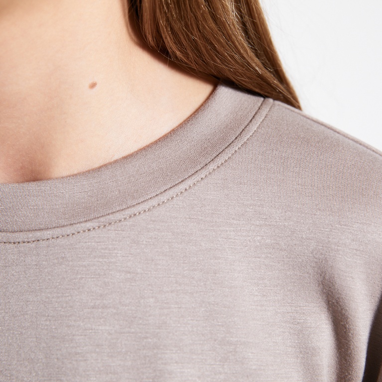 Soft lounge tee "Alyna star" Beige